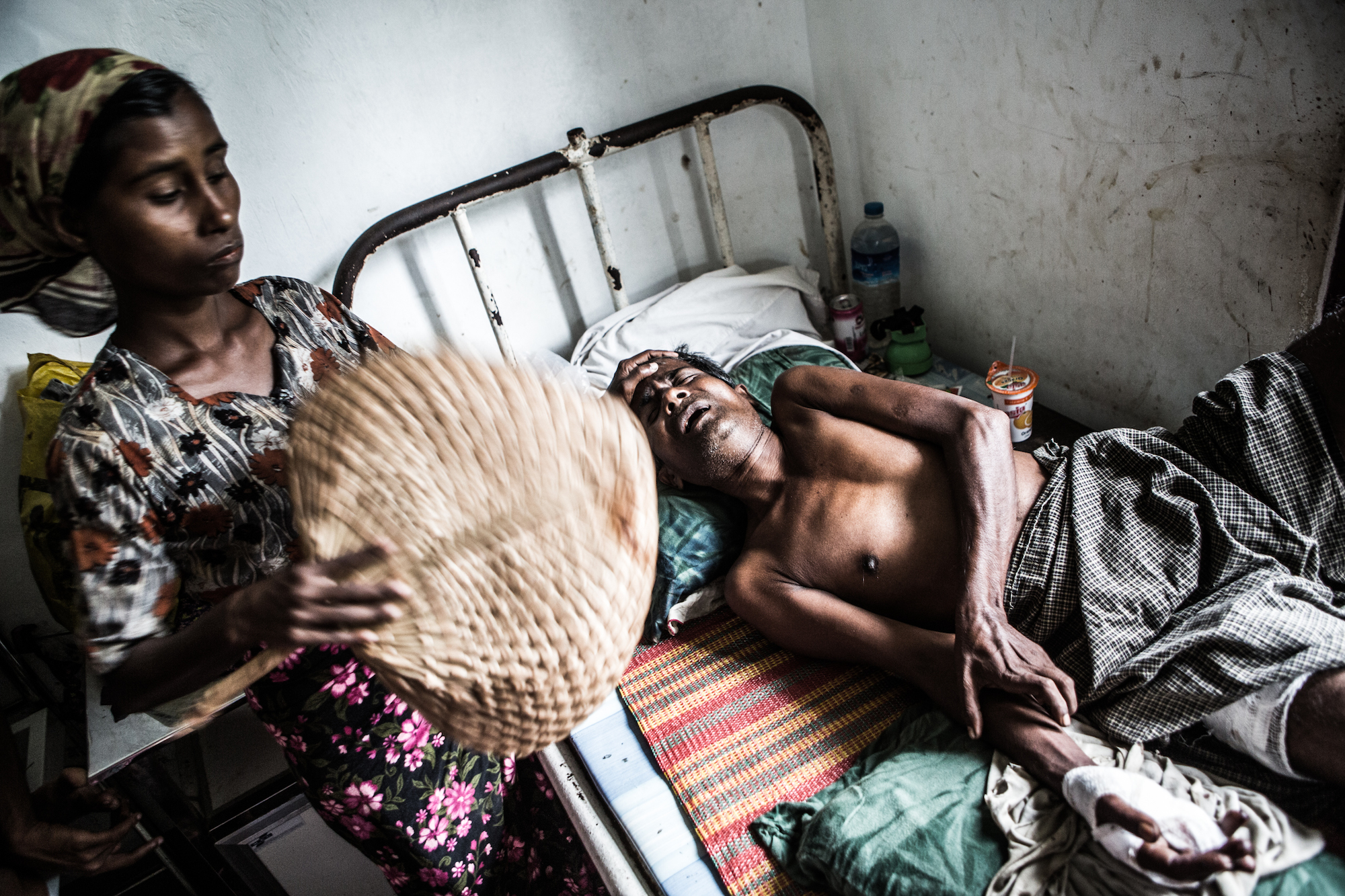 De Rohingya in de kampen hebben nauwelijks tot geen toegang tot medische zorg.