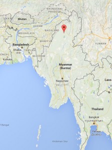 Locatie van de aanval: Hpakant, noord Myanmar