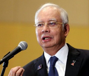 De Maleisische premier Najib Razak