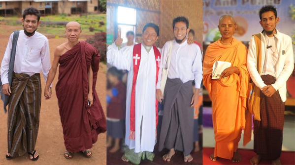 Zaw Zaw Latt zet zich in voor verzoening tussen verschillende religies.